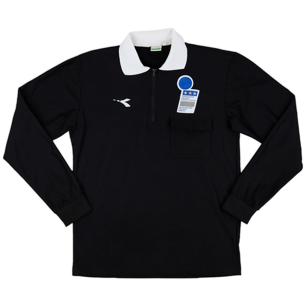 1990s Italy FIGC Diadora Training L/S Shirt - 6/10 - (L)