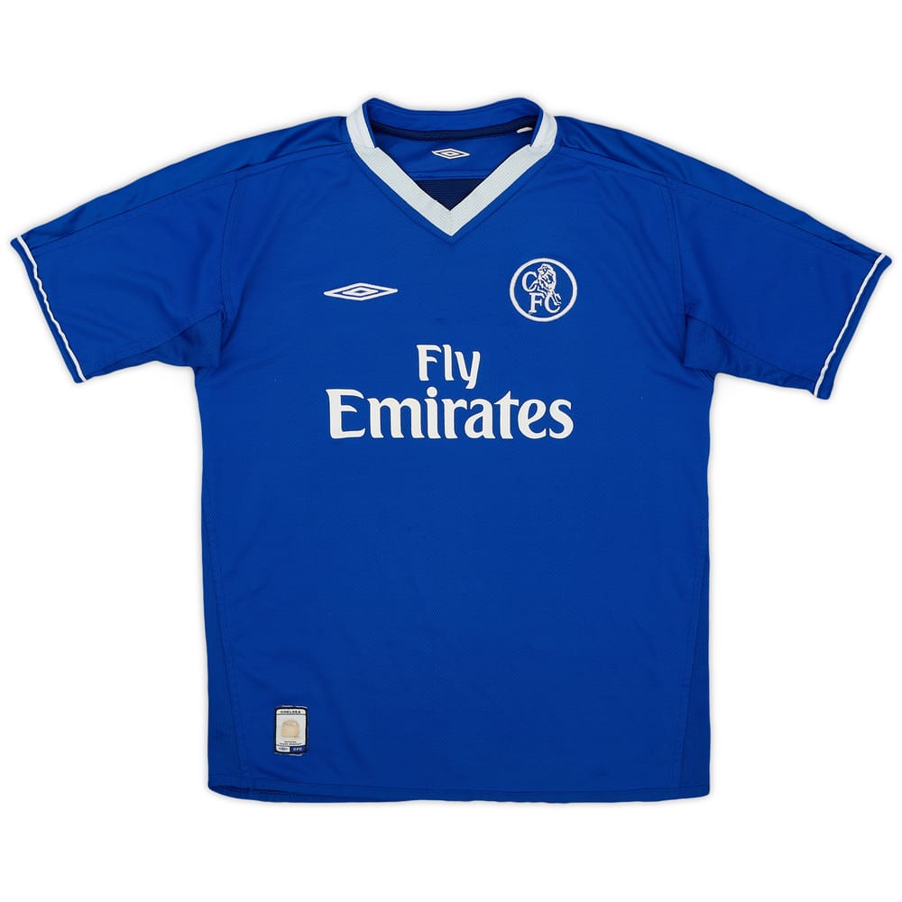 2012-13 Chelsea Home L/S Shirt - 8/10 - (S.Boys)
