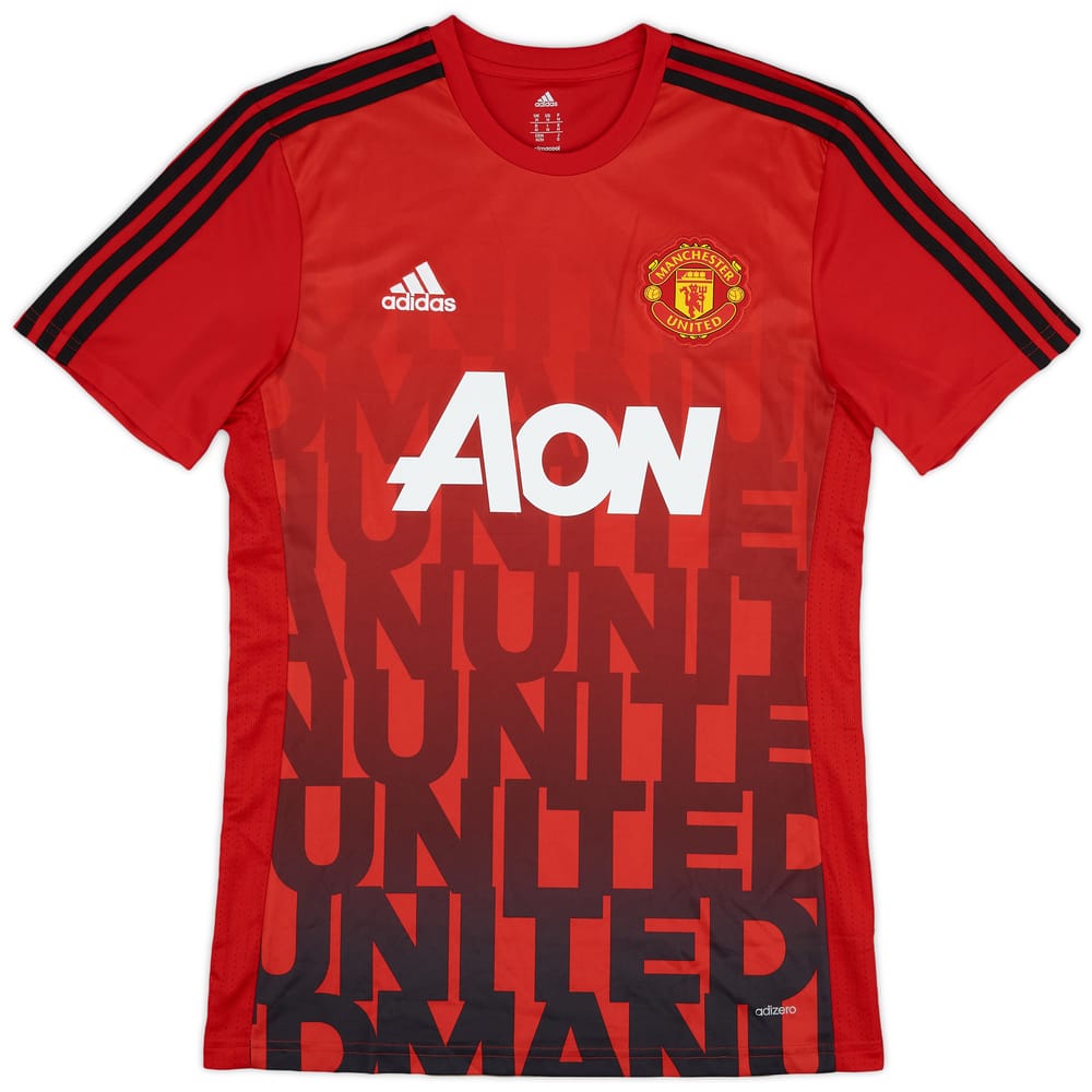 2016-17 Manchester United adidas Training Shirt - 9/10 - (M)