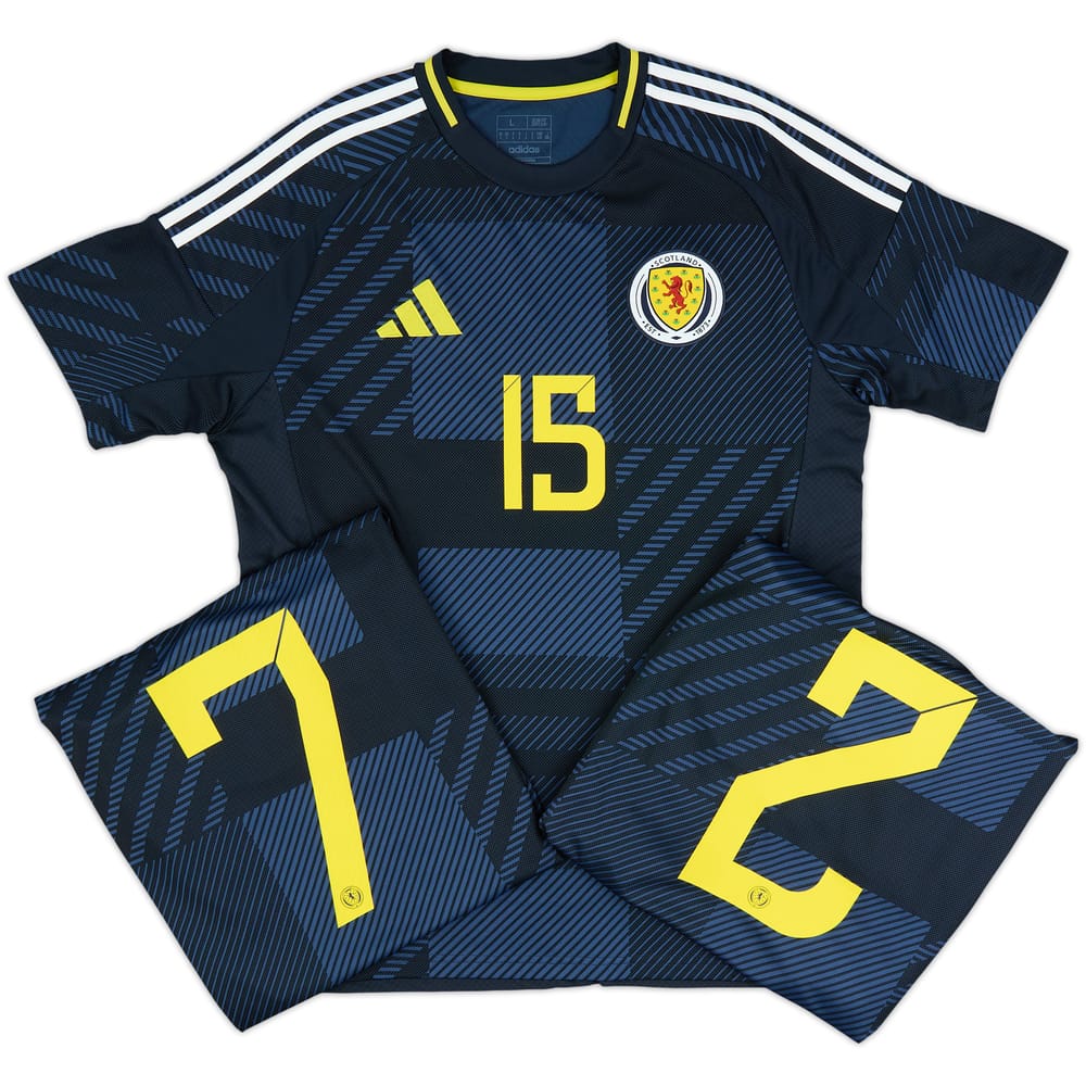 2024-25 Scotland Home Shirt # - 7/10