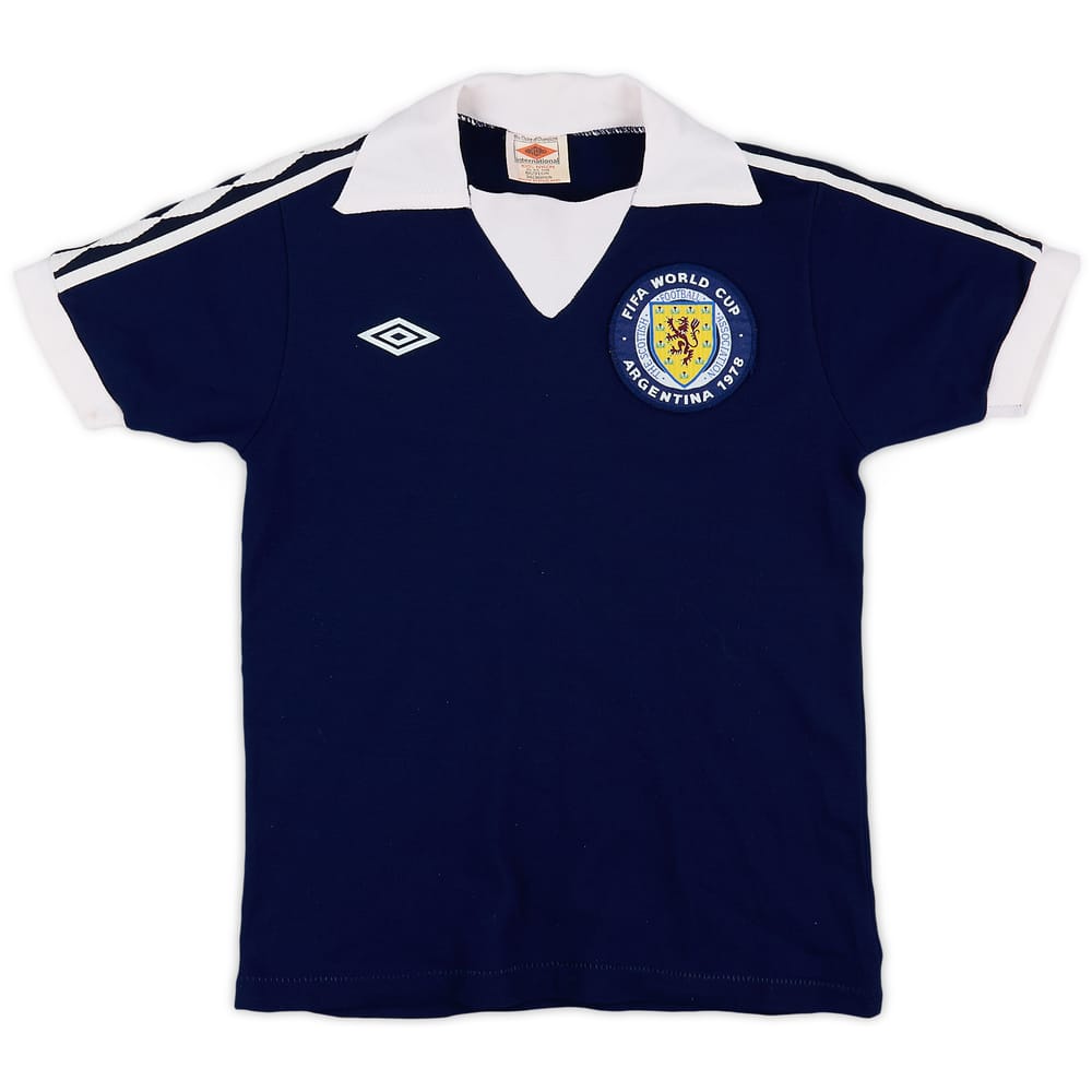 1976-79 Scotland 'World Cup 1978' Home Shirt - 8/10 - (S)