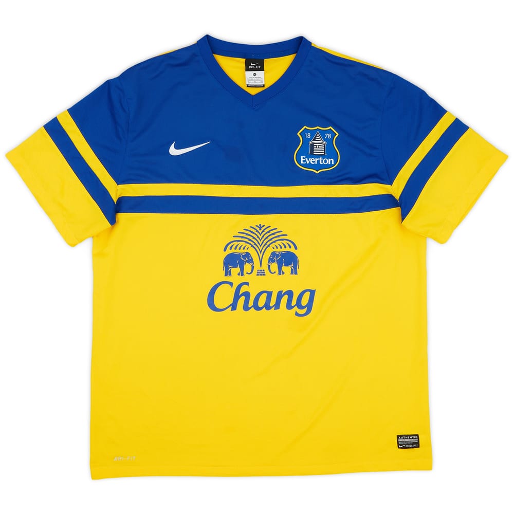 2013-14 Everton Away Shirt - 8/10 - (XL)