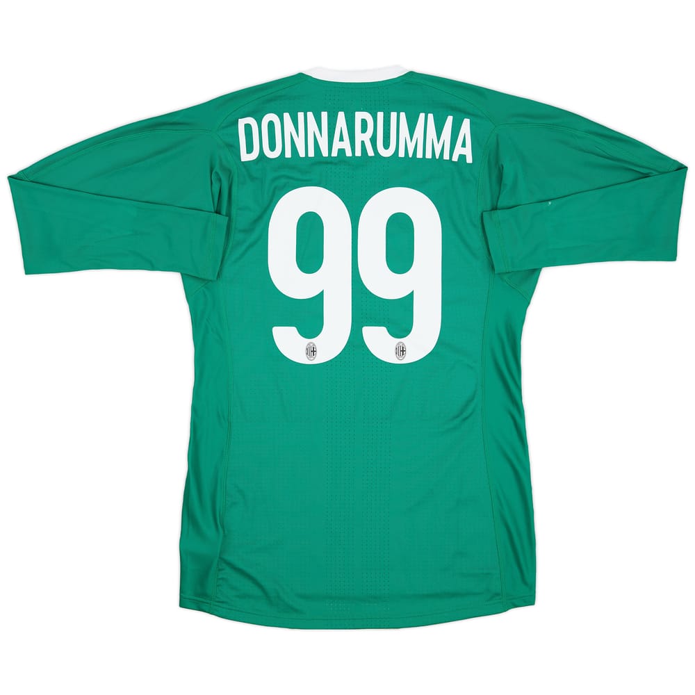2017-18 AC Milan Player Issue GK Shirt Donnarumma #99 (M)