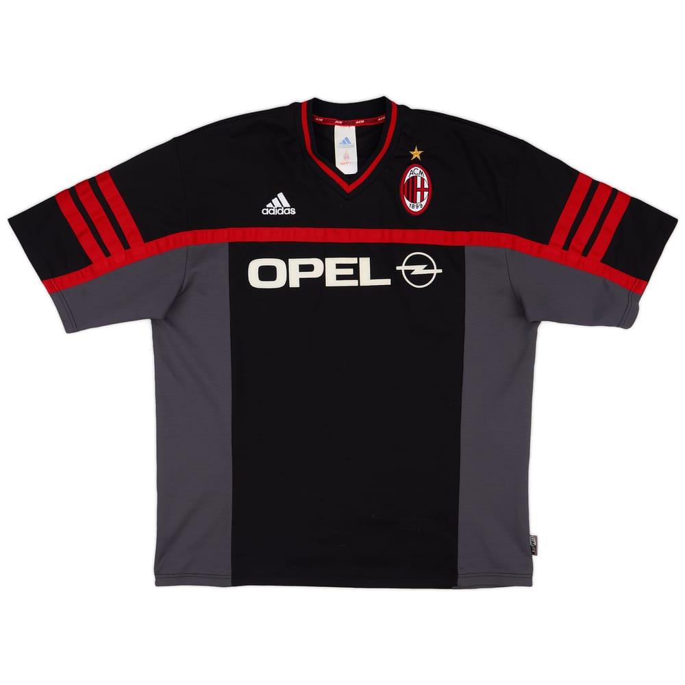 2000-02 AC Milan adidas Training Shirt - 8/10 - (L)