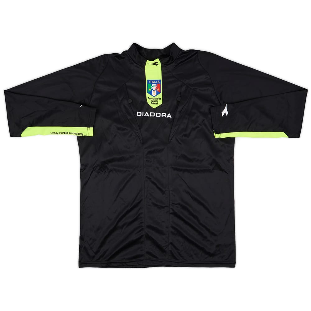 2009-10 Italy Diadora Referee L/S Shirt - 9/10 - (M)