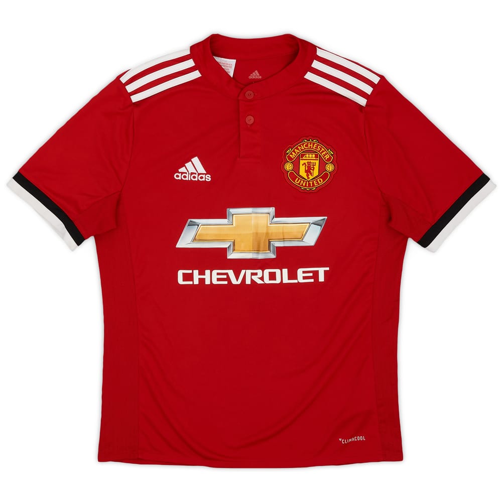 2017-18 Manchester United Home Shirt - 8/10 - (L.Boys)