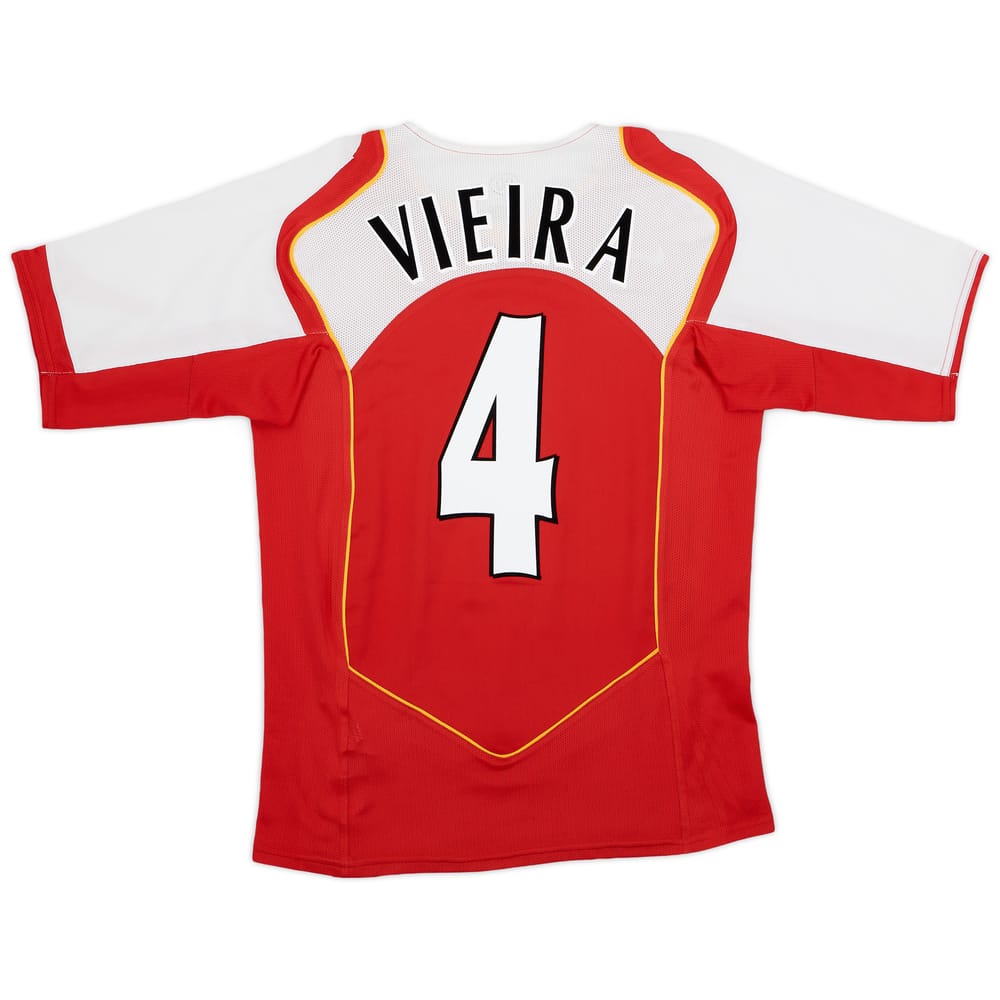 2004-05 Arsenal Home Shirt Vieira #4 - 7/10 - (S)