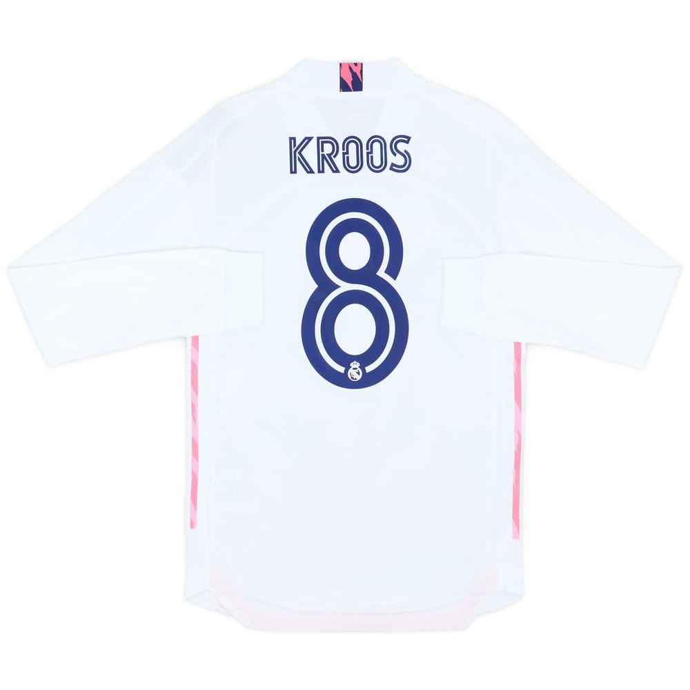 2020-21 Real Madrid Authentic Home L/S Shirt Kroos #8 (S)