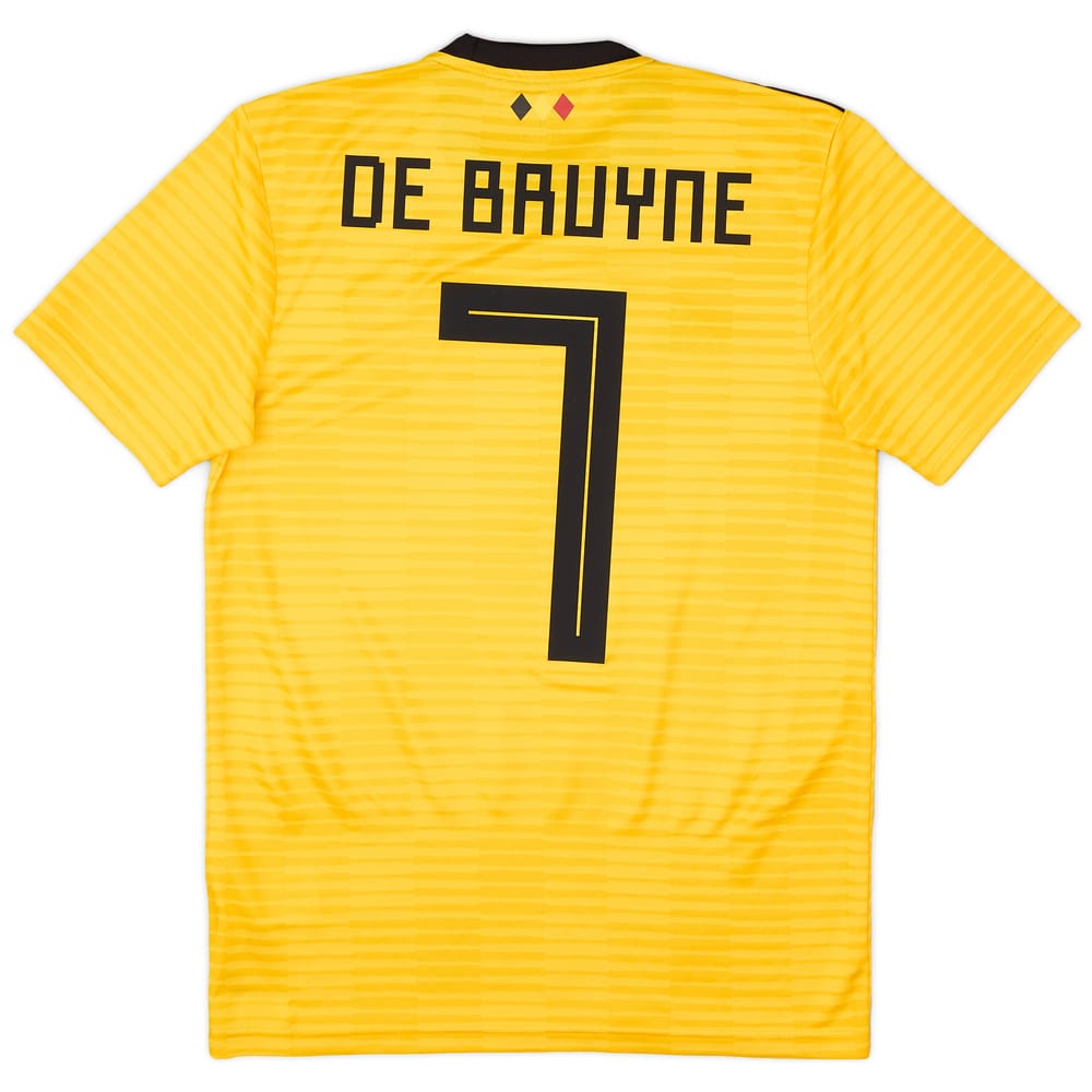 2018-19 Belgium Away Shirt De Bruyne #7 - 9/10 - (S)