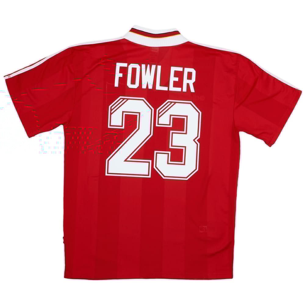 1995-96 Liverpool Home Shirt Fowler #23 - 8/10 - (XL)