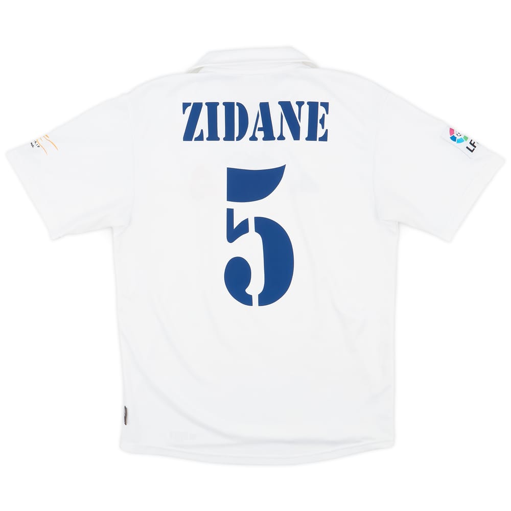 2001 Real Madrid Home Shirt Zidane #5 - 6/10 - (S)