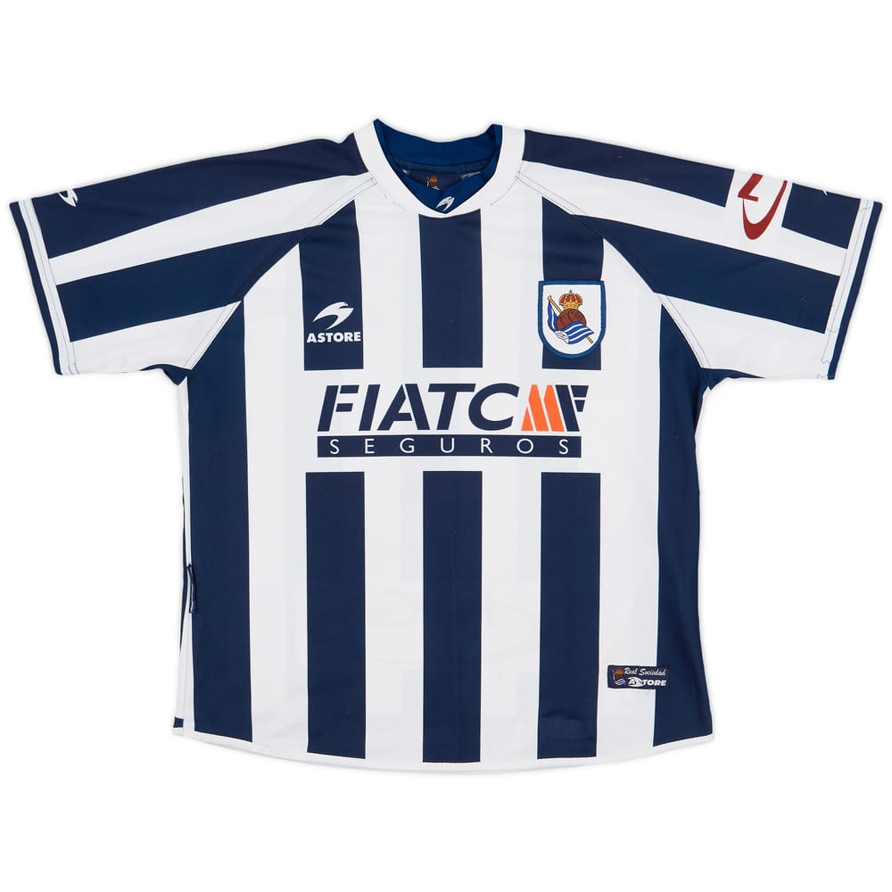 2002-03 Real Sociedad Home - 8/10 - (L.Boys)