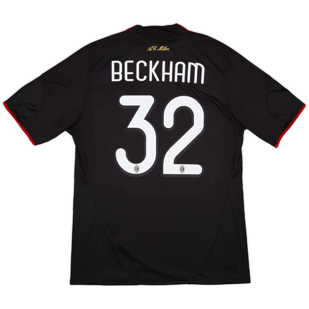 2009-10 AC Milan Third Shirt Beckham #32 - 9/10 - (L)