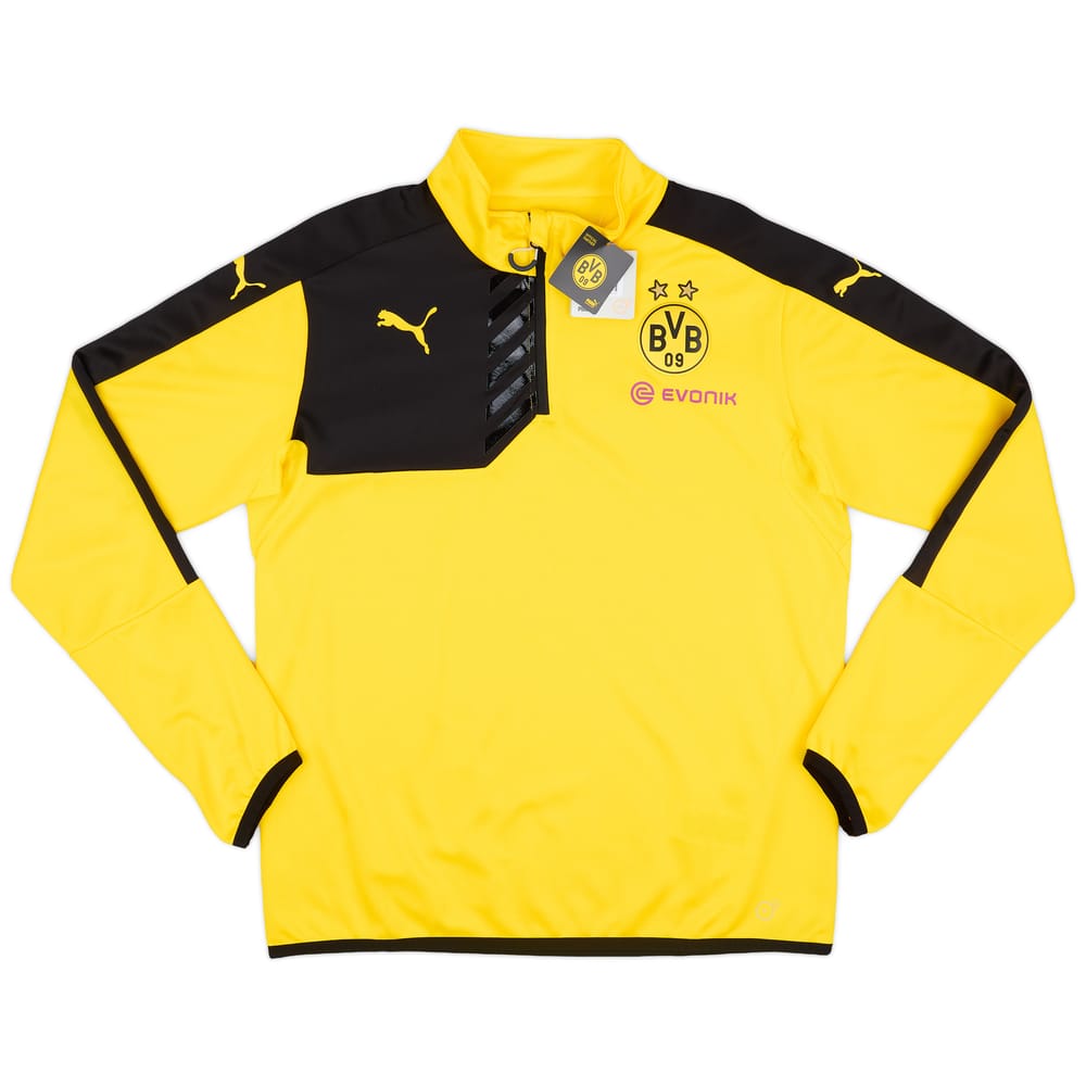 2015-16 Borussia Dortmund Puma 1/4 Zip Training Top