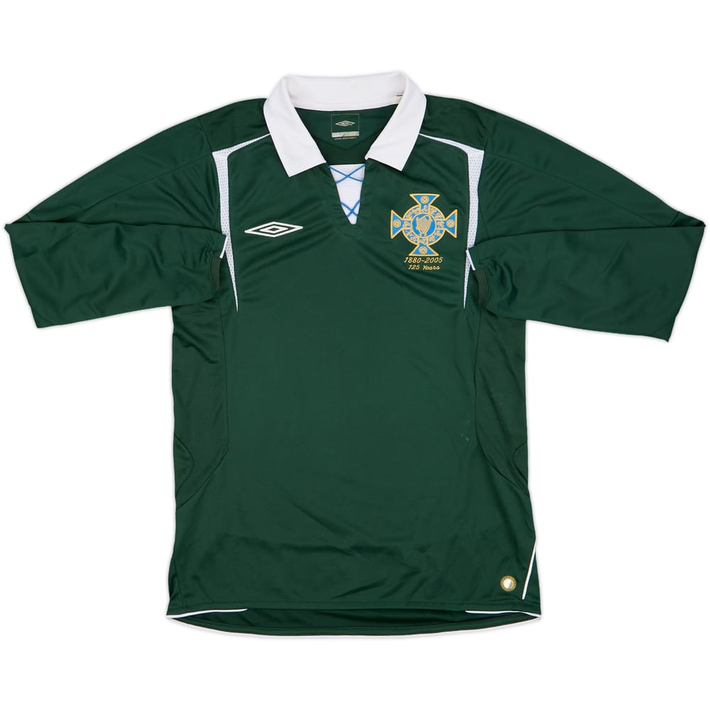 2005 Northern Ireland '125 Years' L/S Shirt - 8/10 - (S)
