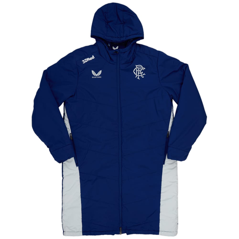 2023-24 Rangers Castore Long Bench Jacket - 9/10