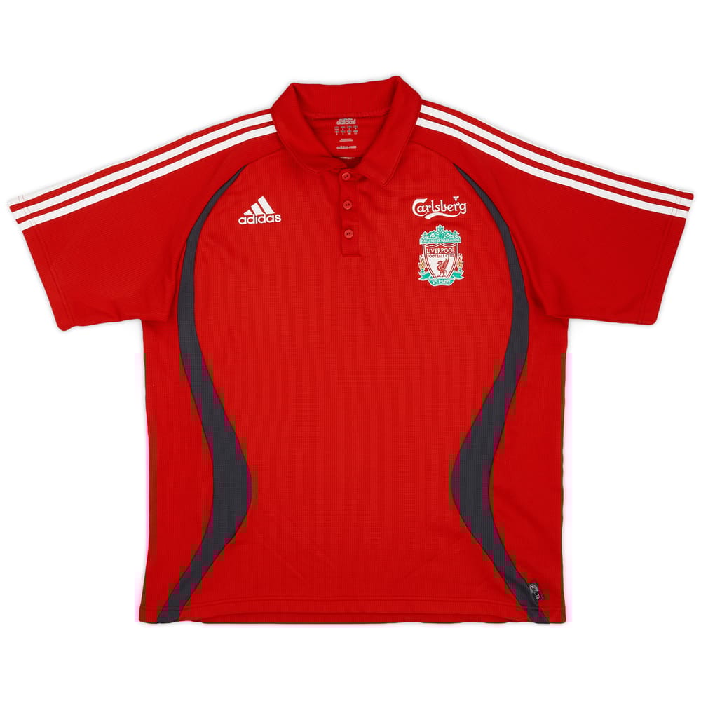 2006-07 Liverpool adidas Polo Shirt - 9/10 - (L/XL)
