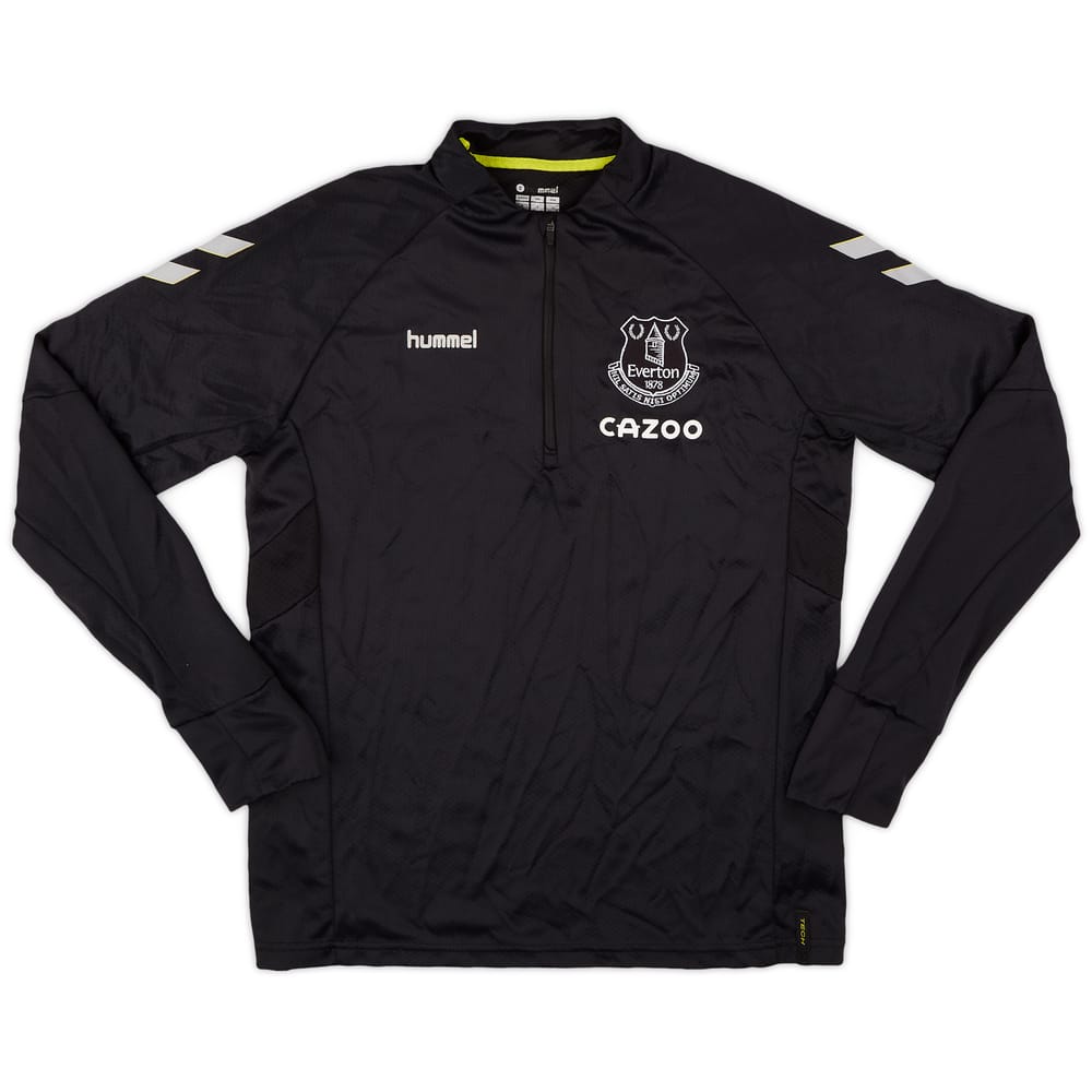 2021-22 Everton Hummel 1/4 Zip Training Top - 8/10 - (M)