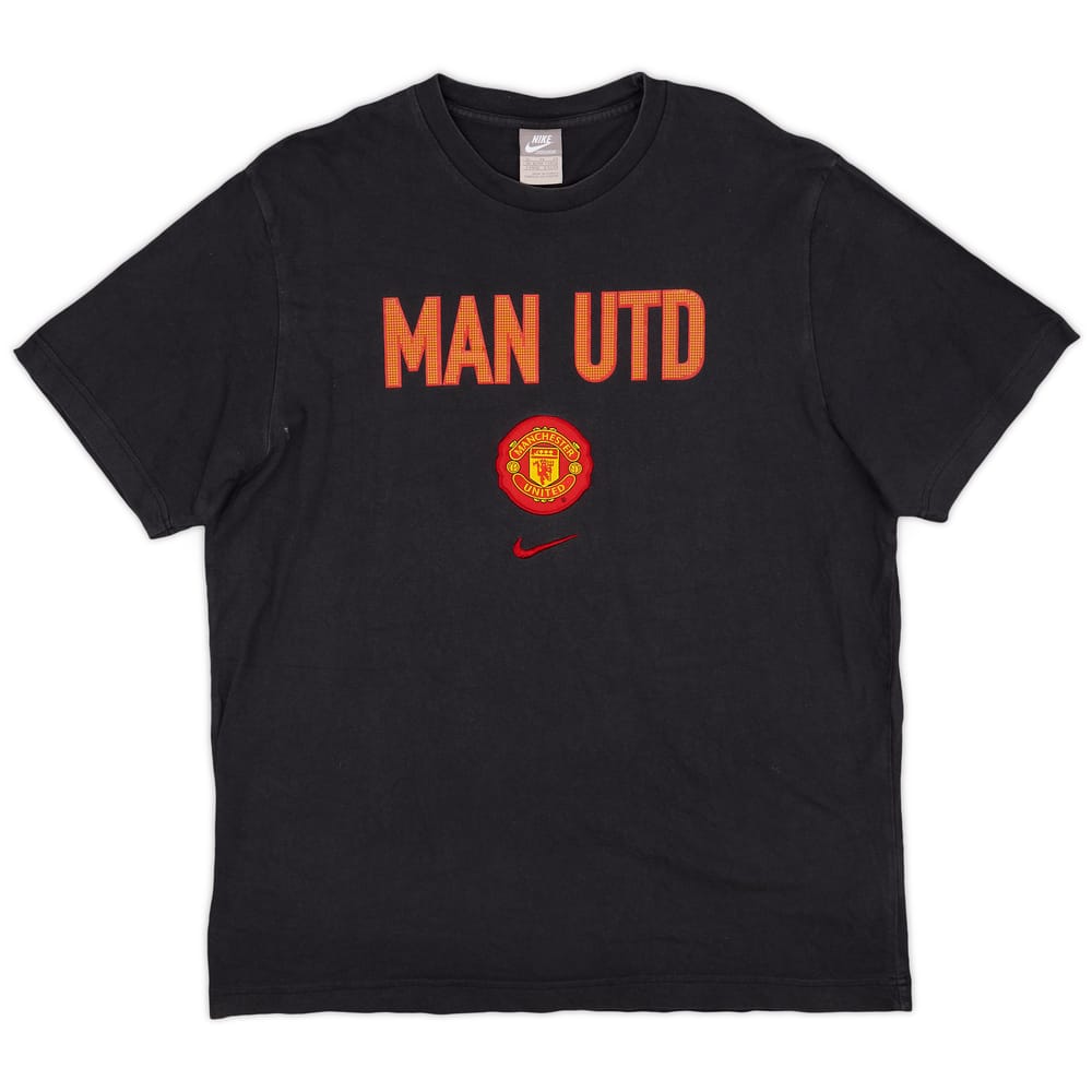 2009-10 Manchester United Nike Cotton Tee - 9/10 - (XL)