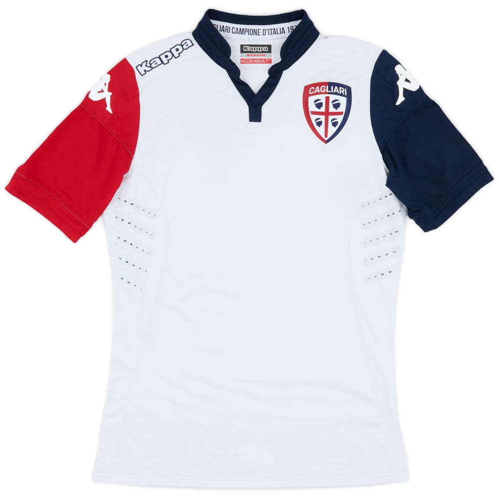 2018-19 Cagliari Authentic Kombat Away Shirt - 8/10 - (M)