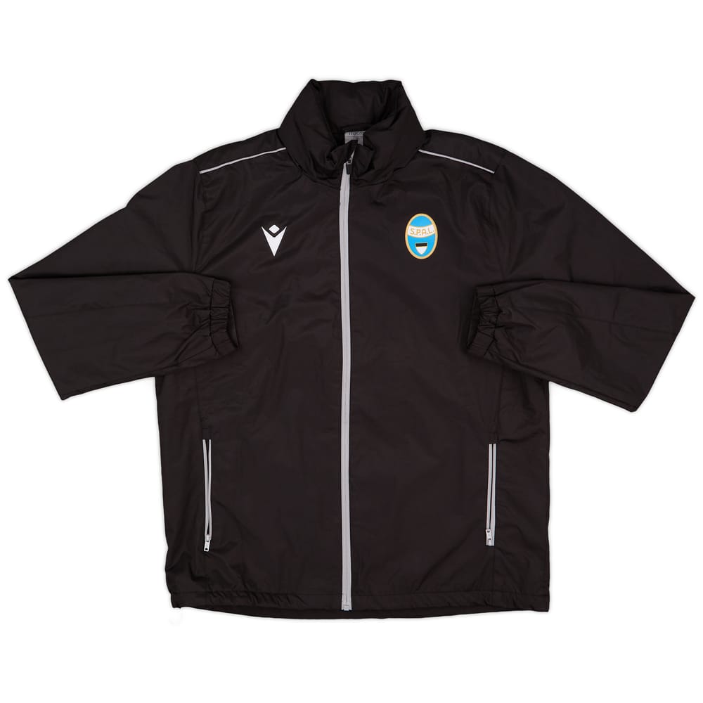 2017-18 SPAL Macron Hooded Rain Jacket - 9/10 - (XL)