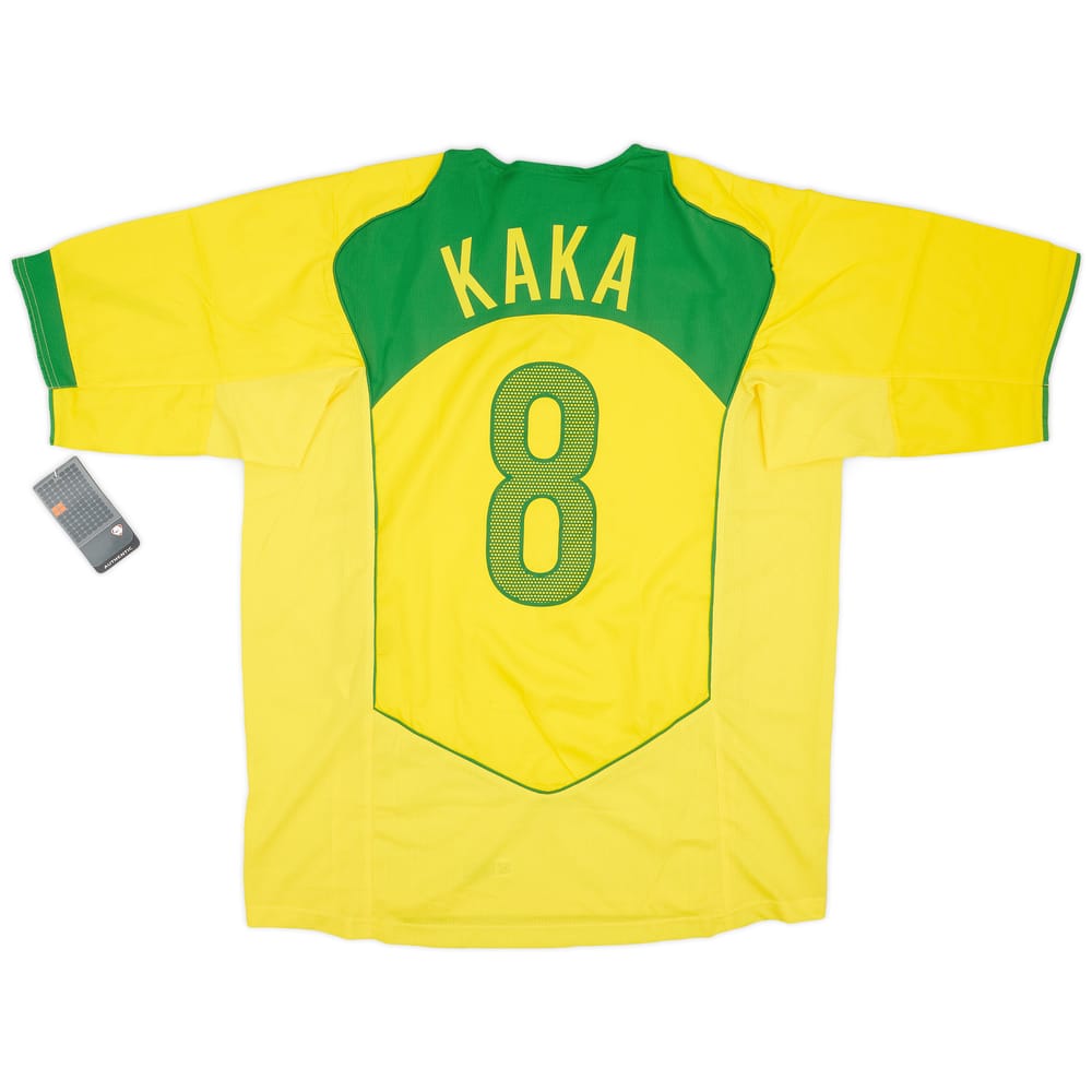 2004-06 Brazil Home Shirt Kaka #8 (XXL)