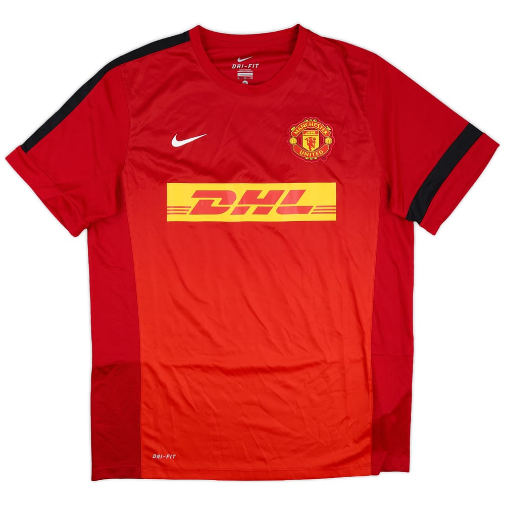 2013-14 Manchester United Nike Training Shirt - 8/10 - (XL)