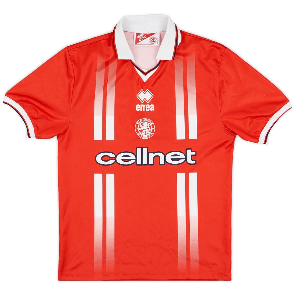 1998-99 Middlesbrough Home Shirt - 8/10 - (XL.Boys)