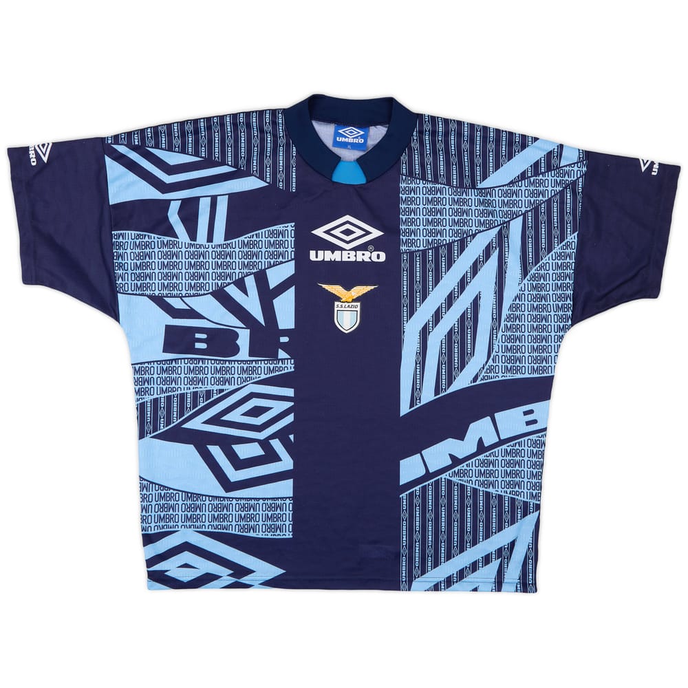 1993-94 Lazio Umbro Training Shirt - 9/10 - (XL)