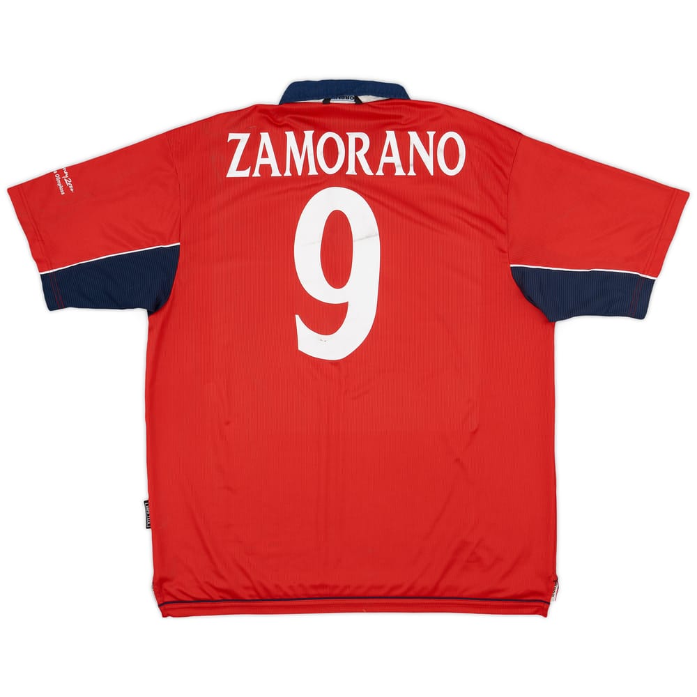2000-01 Chile Home Shirt Zamorano #9 - 5/10 - (XL)