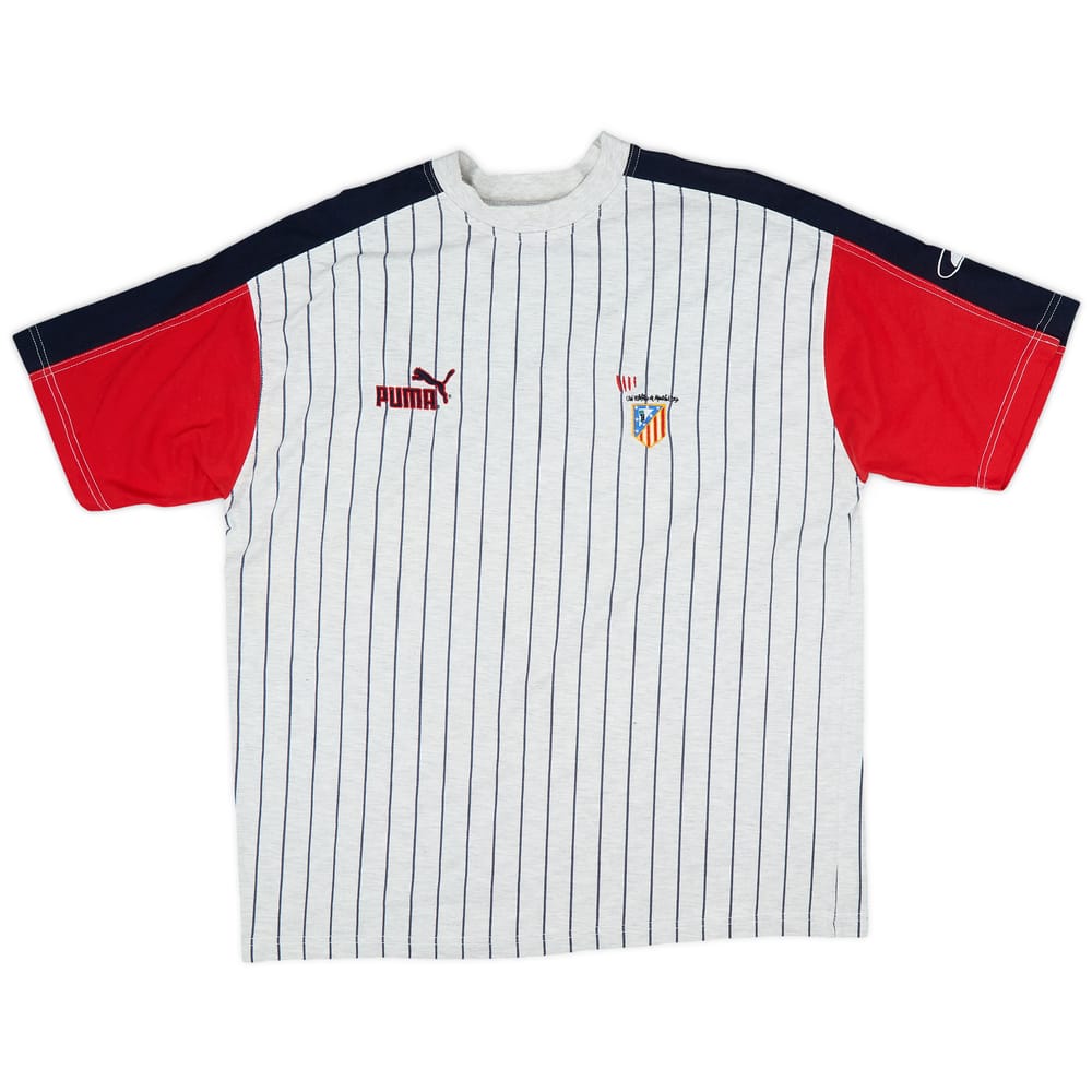 1996-97 Atletico Madrid Puma Training Tee - 6/10 - (XL)