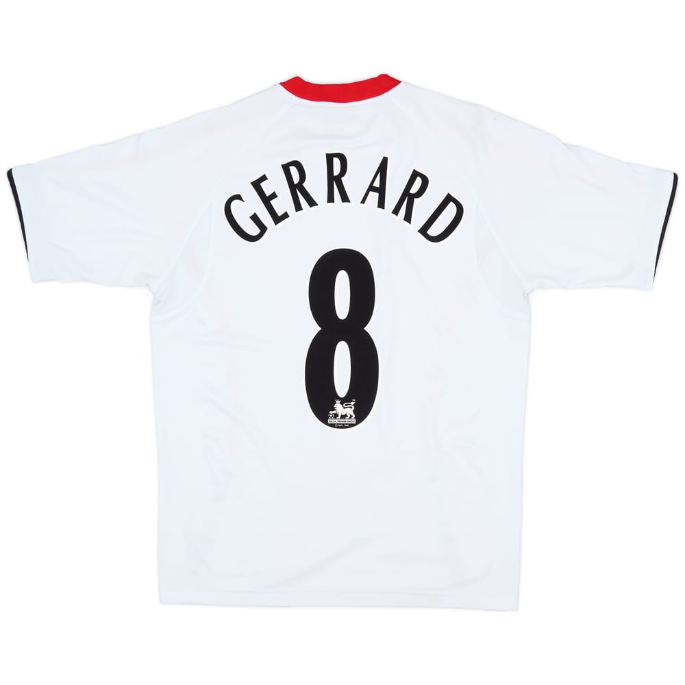 2005-06 Liverpool Away Shirt Gerrard #8 - 6/10 - (M)