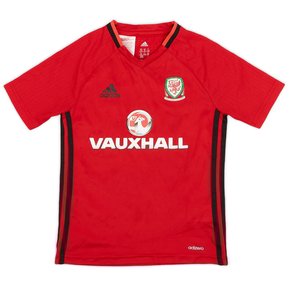 2016-17 Wales adidas Training Shirt - 6/10 - (S.Boys)