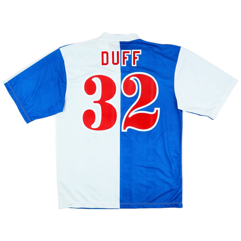 1996-98 Blackburn Home Shirt Duff #32 - 7/10 - (XL)