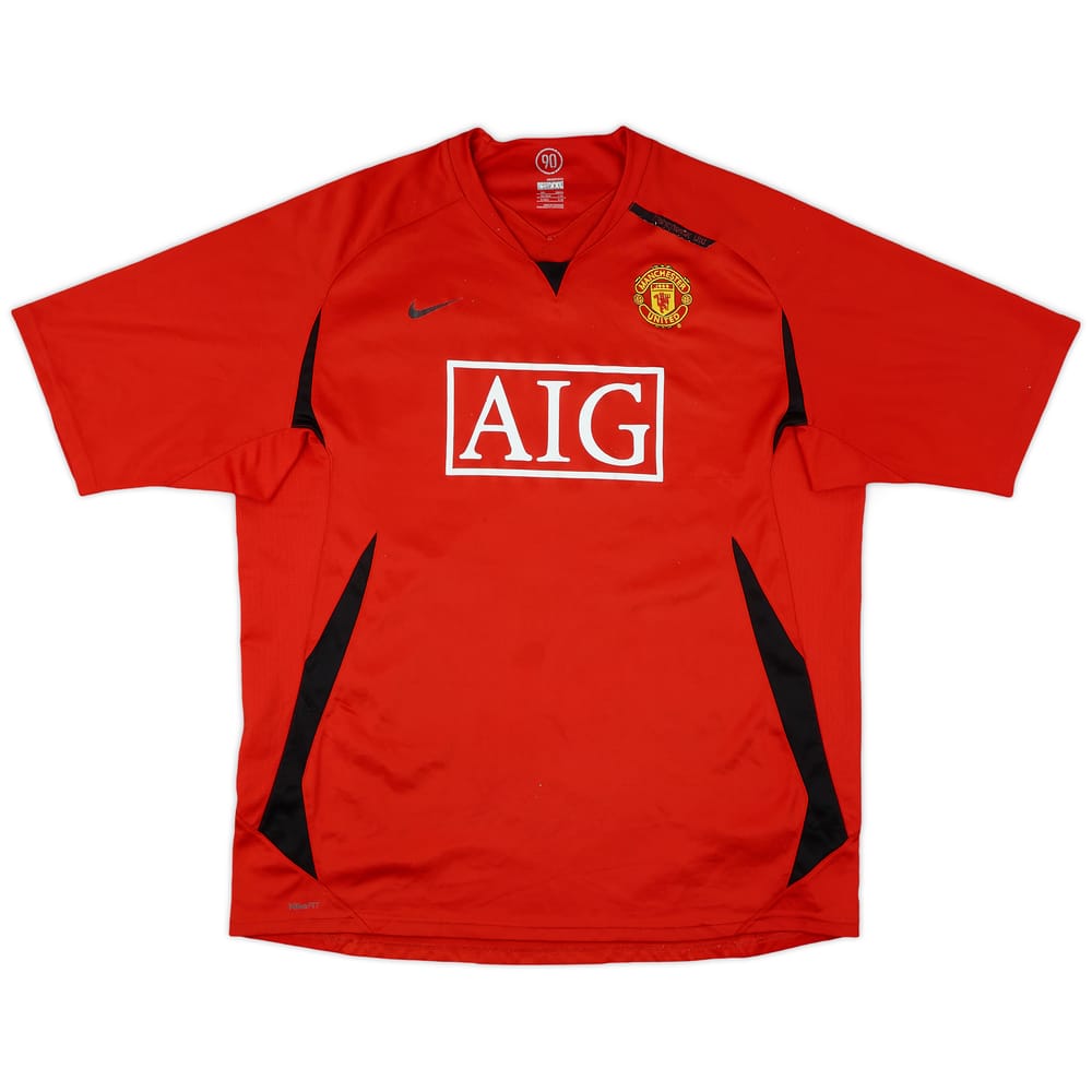 2007-08 Manchester United Nike Training Shirt - 6/10 - (XXL)