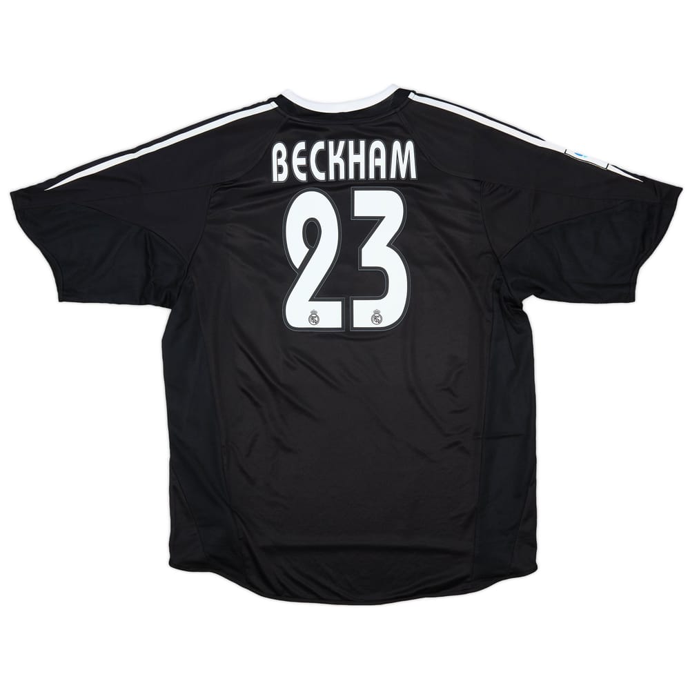 2004-05 Real Madrid Away Shirt Beckham #23 (XL)