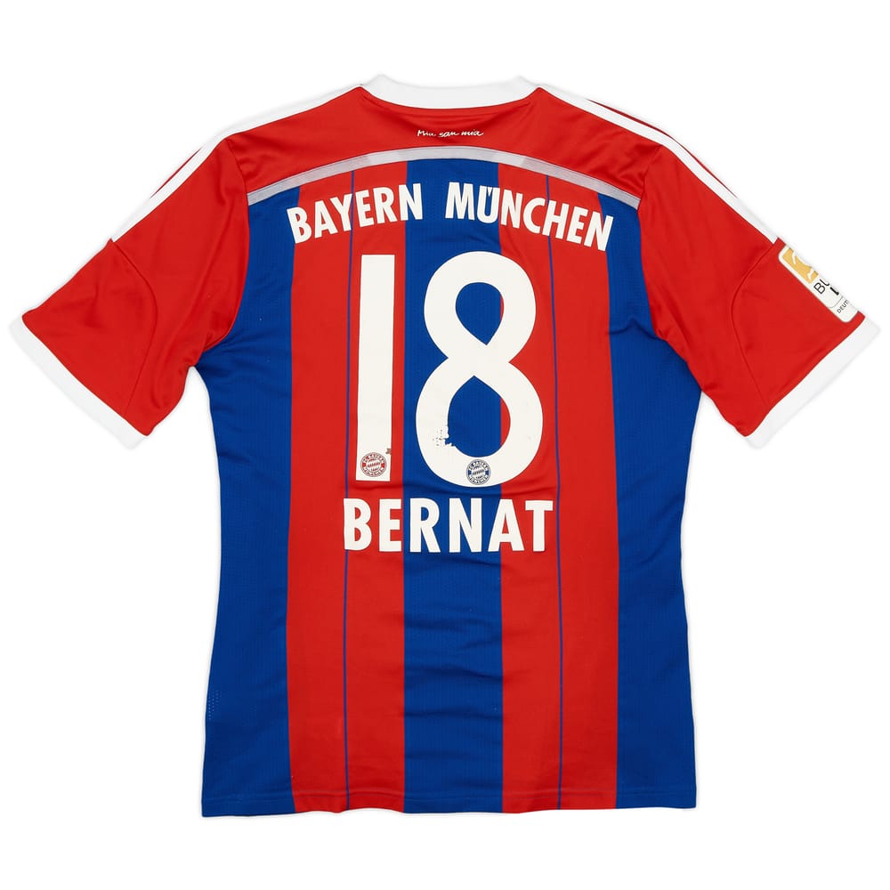 2014-15 Bayern Munich Home Shirt Bernat #18 - 6/10 - (M)