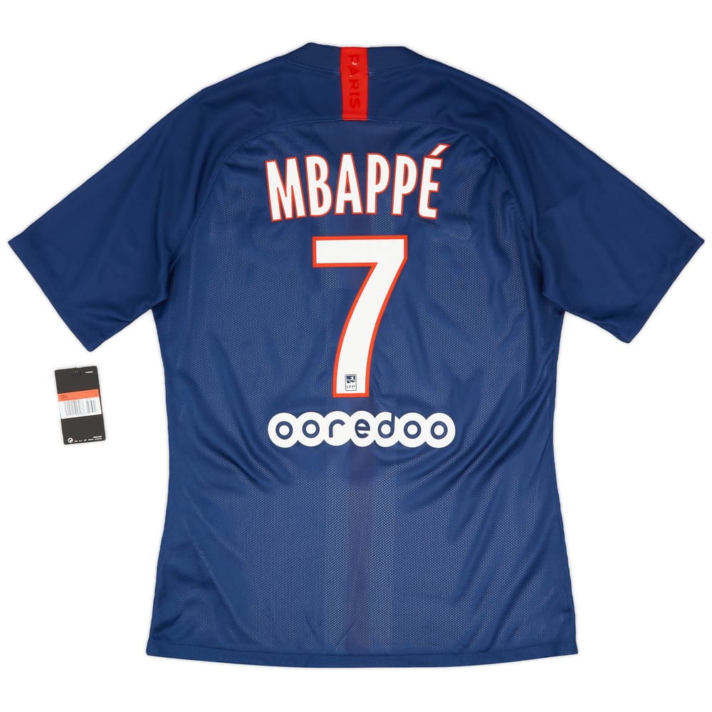 2019-20 Paris Saint-Germain Player Issue Home Shirt Mbappe #7 (L)