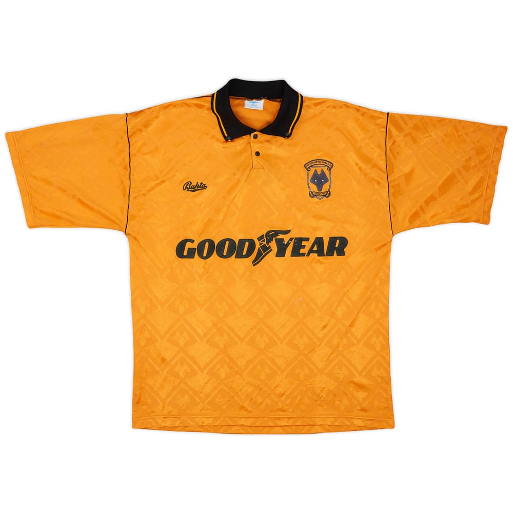 1991-92 Wolves Home Shirt - 6/10 - (L)