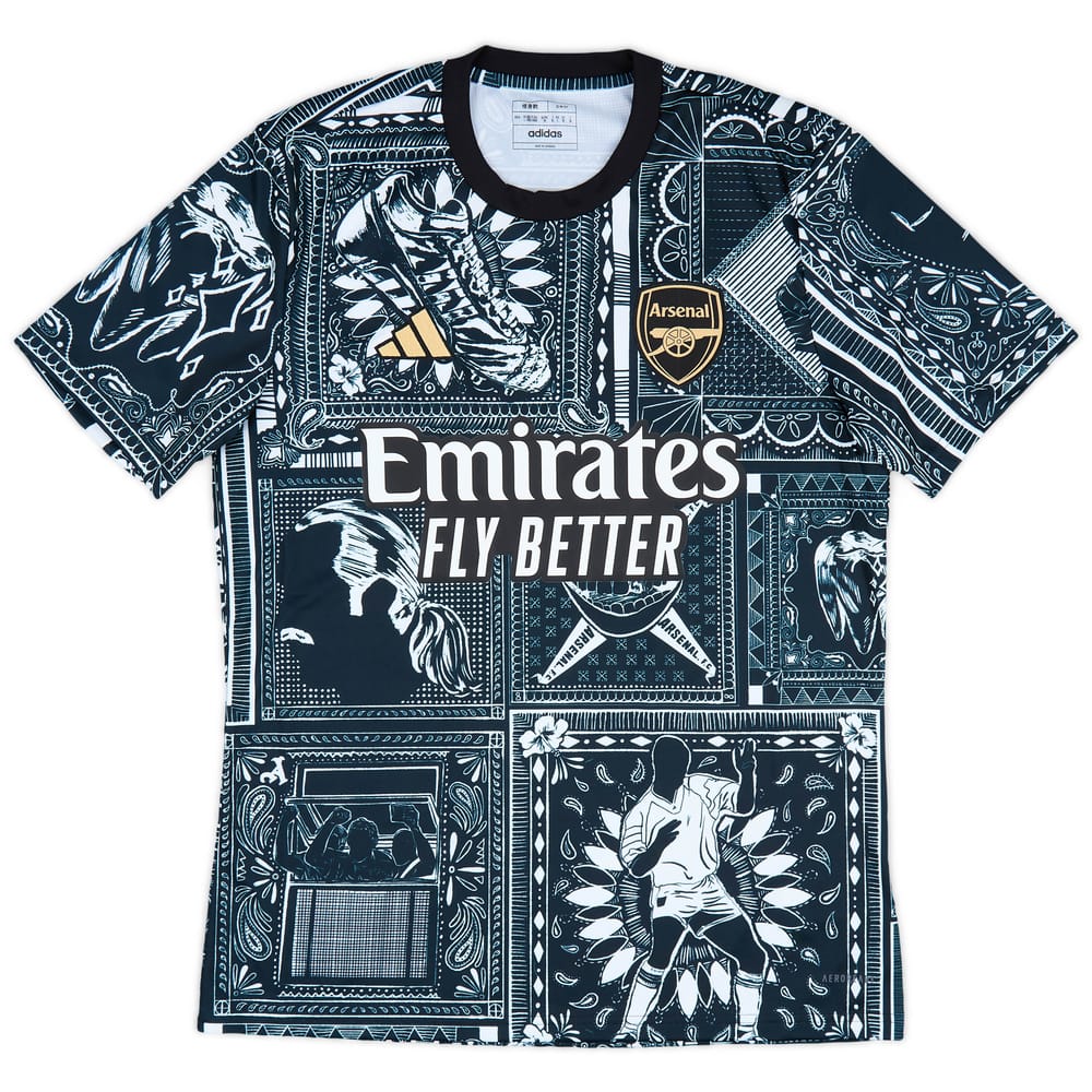 2023-24 Arsenal adidas x Ian Wright Pre-Match Shirt (S)