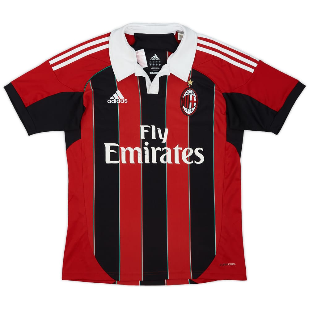 2012-13 AC Milan Home Shirt - 5/10 - (XL.Boys)