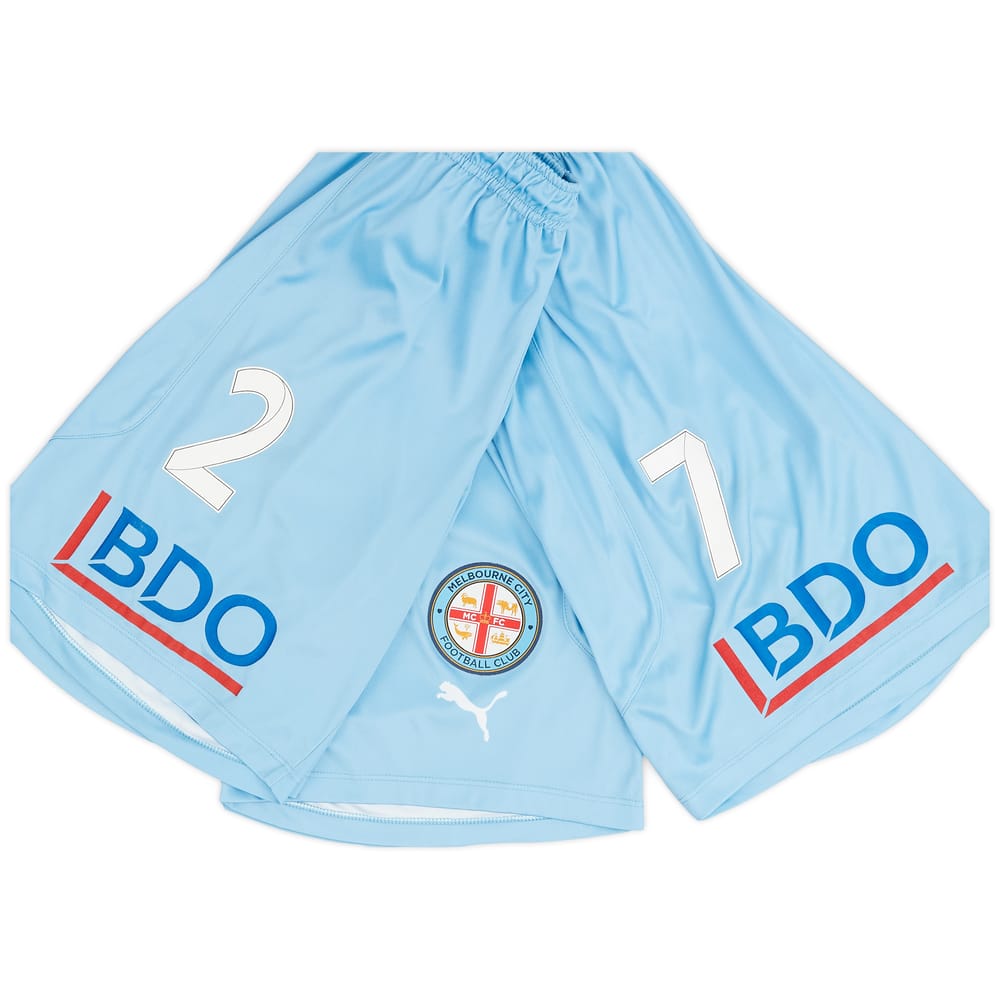 2020-21 Melbourne City Match Issue Home Shorts # - 3/10 - (L)
