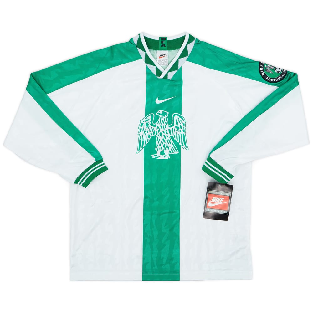 1996-98 Nigeria Player Issue Nike Training L/S Shirt (L)
