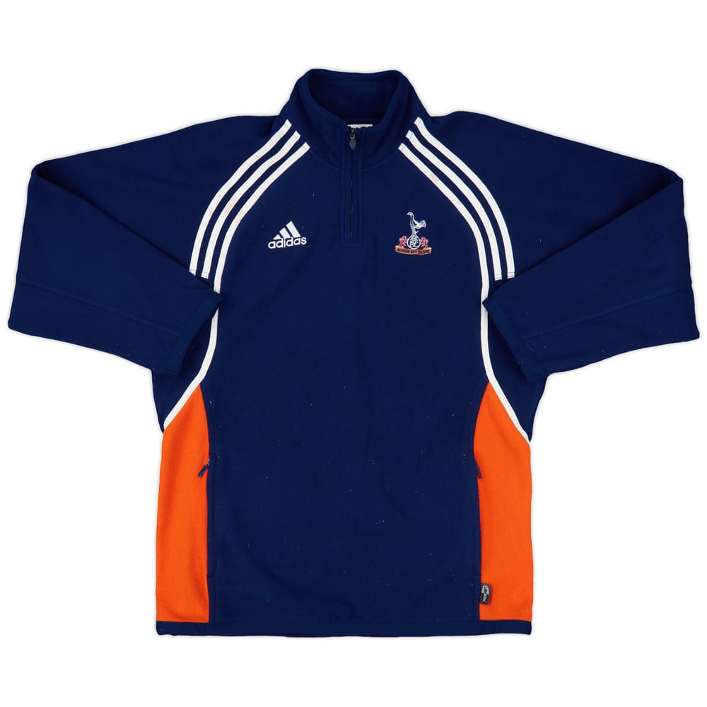 1999-01 Tottenham adidas 1/4 Zip Fleece Jacket - 7/10 - (M)