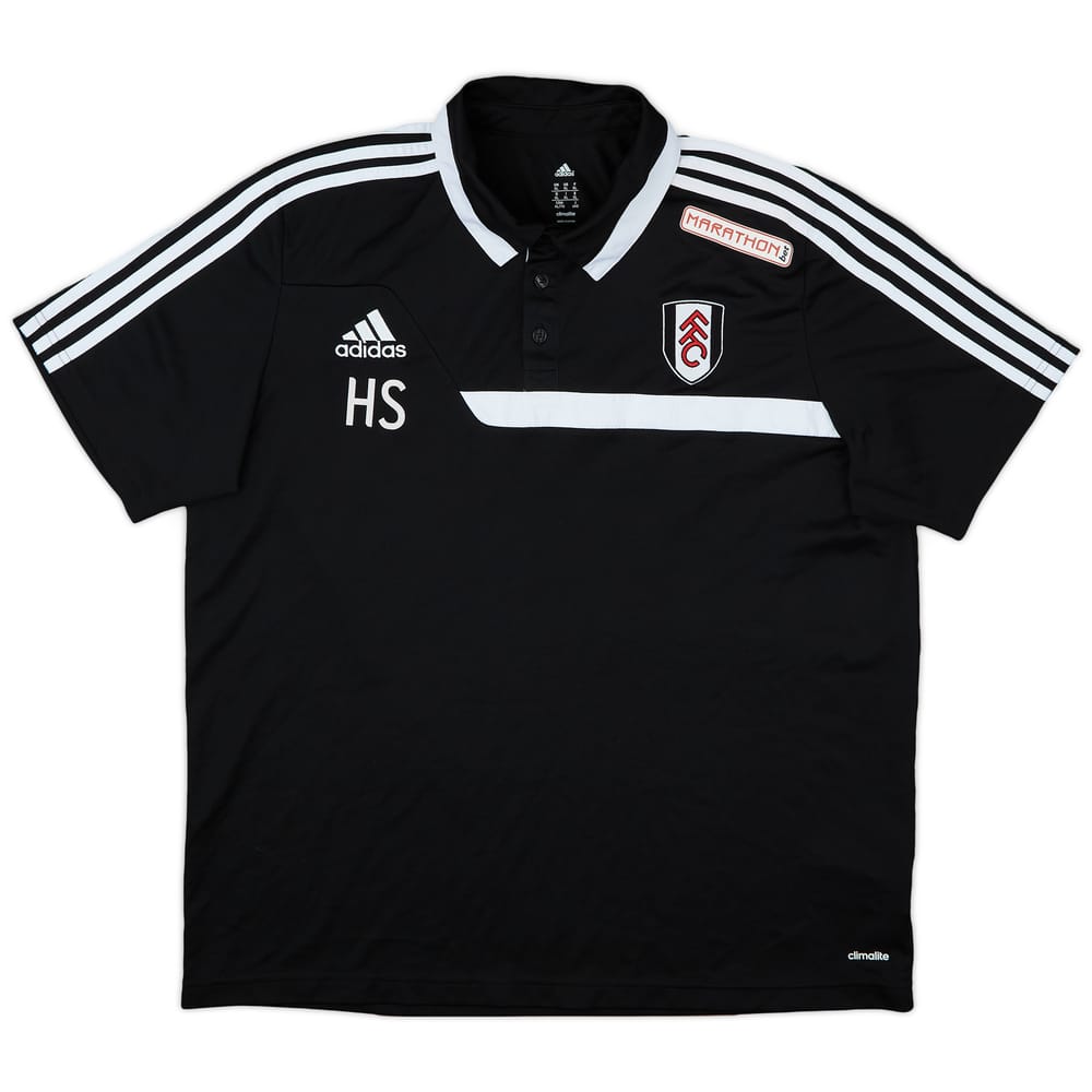 2013-14 Fulham Staff Issue adidas Polo Shirt HS - 8/10 - (XL)