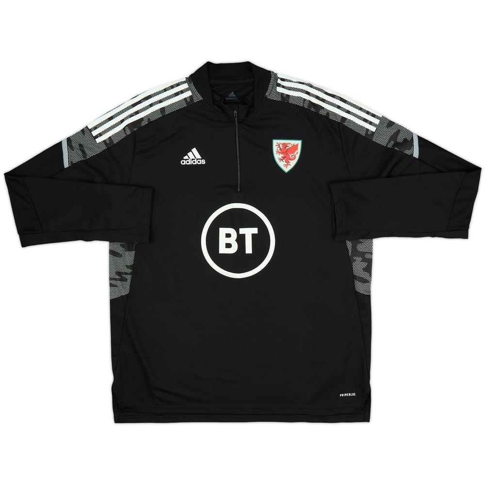 2021-22 Wales adidas 1/4 Zip Training Top - 8/10 - (XXL)