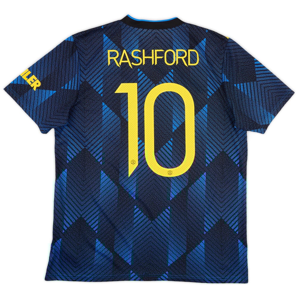 2021-22 Manchester United Third Shirt Rashford #10 - 9/10 - (L)