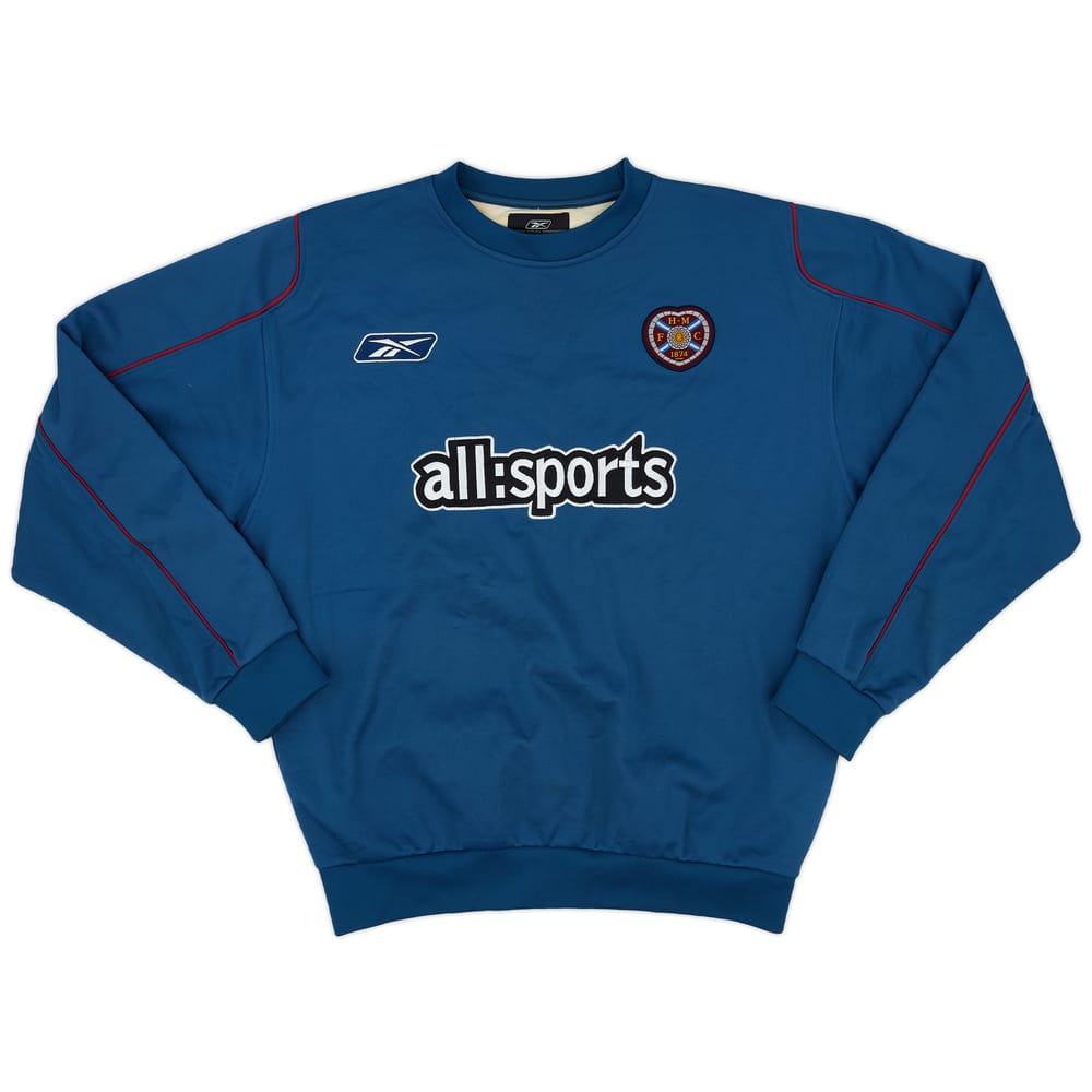 2003-05 Hearts Reebok Sweat Top - 9/10 - (S)