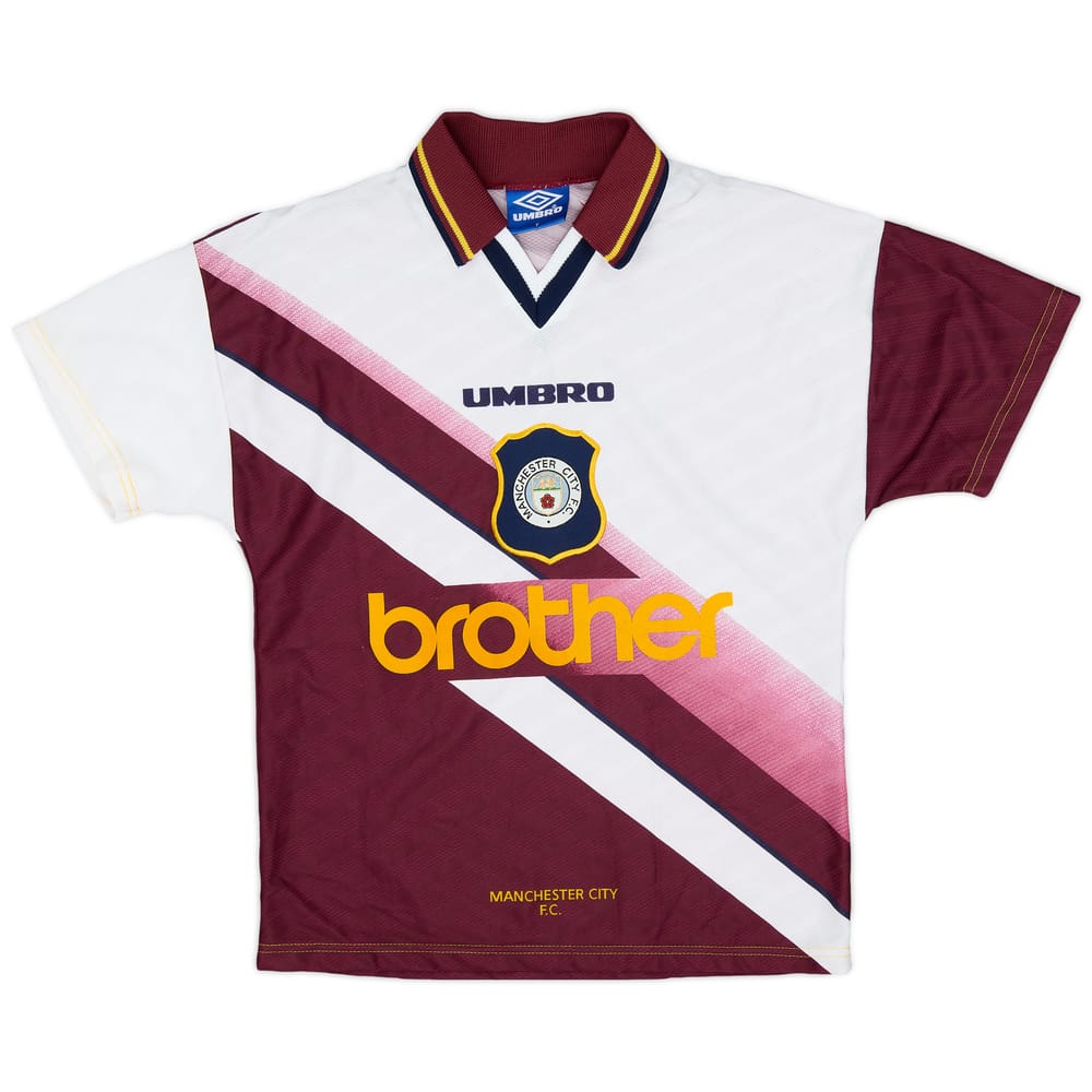1996-97 Manchester City Away Shirt - 9/10 - (Y)