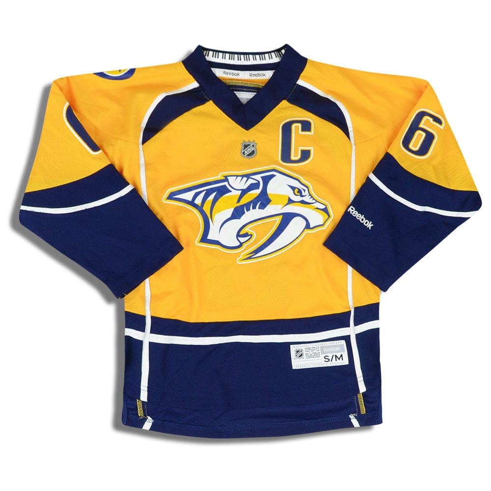 2011-16 Nashville Predators Weber #6 Reebok Jersey (Home) Y